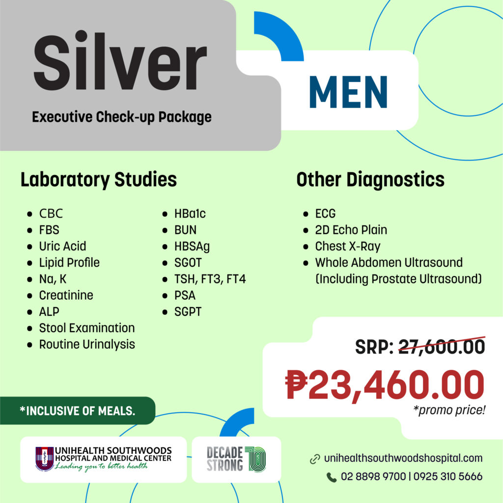 Silver Men Executive Check-Up Package